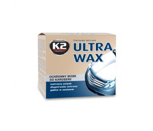 ULTRA WAX 250 twardy wosk carnauba z gąbką, trwała ochrona - 250ml