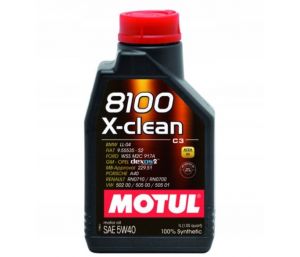 MOTUL 8100 X-clean 5W40 C3  VW  502.00/505.00/505.01, BMW LL-04, MB229.51 – 1L